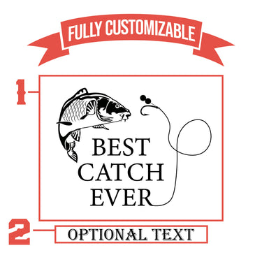 Best Catch Ever Husband Anniversary Gifts Beer Glass